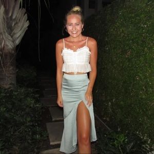 Silk Free People Skirt